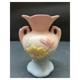 Hull magnolia double handled vase