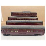 MTH Norfolk and Western train passenger cars