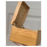Wooden storage box