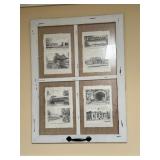 Cover bridges wall decorative