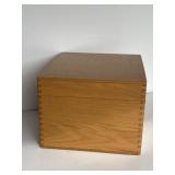 Wooden storage box