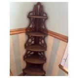 Corner What-Not shelf