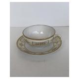 Nippon teacup, and saucer