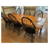 Country Pine Table w/ (6) chairs