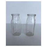 Wayne dairy and eastern dairy milk bottles