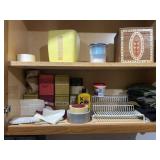 Hardware and contents of cabinet