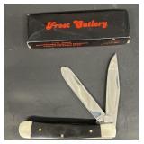 Frost cutlery, double bladed knife