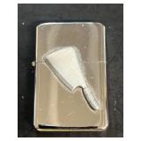 Cigarette lighter meat cleaver