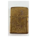 Engraved Brass ZIPPO I X