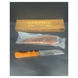 Sawmill cutlery, hunting knife