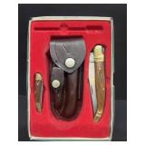 Folding knife set