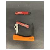Sthl , snap on and orcscheln  pocket knives