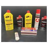 Zippo, lighter fluid, and other fluids with