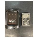 07 skull head, zippo lighter