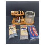 Tobacco pipes stand, and humidor