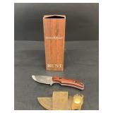 Bench made hunting knife
