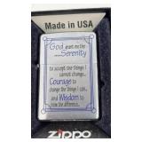 SERENITY PRAYER ZIPPO ï¿½12 Sealed