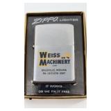 WEISS MACHINERY ZIPPO early