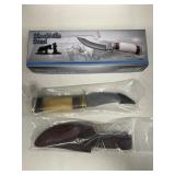 Black heel steel Skinner knife 8 1/2 inches