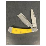 Pocket knife, yellow handle