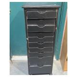 Rolling drawer cabinet