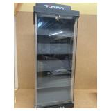 Zippo, lighter, rotating display case with keys
