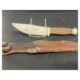 Case hunting knife with sheath