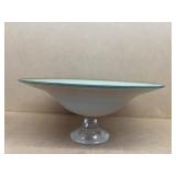 Art glass compote