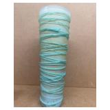 Art glass vase signed mosey