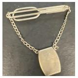 Sterling silver Tie clip