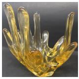 MCM Chalet Art glass vase