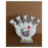 Portugal hand-painted porcelain vase