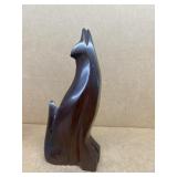 Wooden coyote
