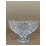 Crystal glass bowl