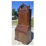 Mahogany Secretary, 2 piece