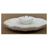 Lenox chip dip bowl