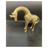 Brass giraffe