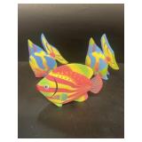 Wooden decoration fish
