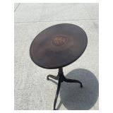 Tilt top table with eagle