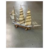 The eagle wooden sailboat