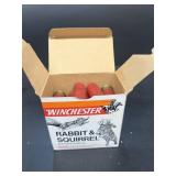 Winchester rabbit & squirrel shotgun shells-NO SHI