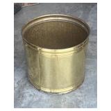 Large brass bucket