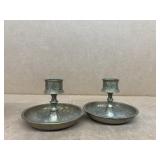 Brass candle holders