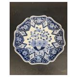 Porcelain oriental plate