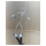 Blow glass skier