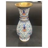 Decorative metal vase