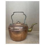 Copper tea pot
