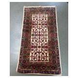 Wool Prayer Rug 5' x 3 1/2'