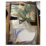 Greeting cards and napkins