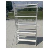 Wicker Shelfing unit (Kept inside)